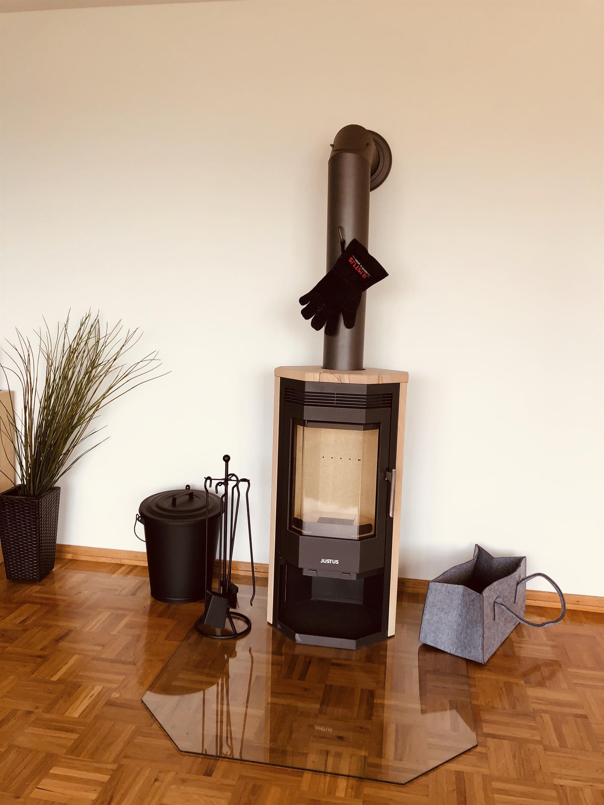 Foto: Kamin im Wohnzimmer