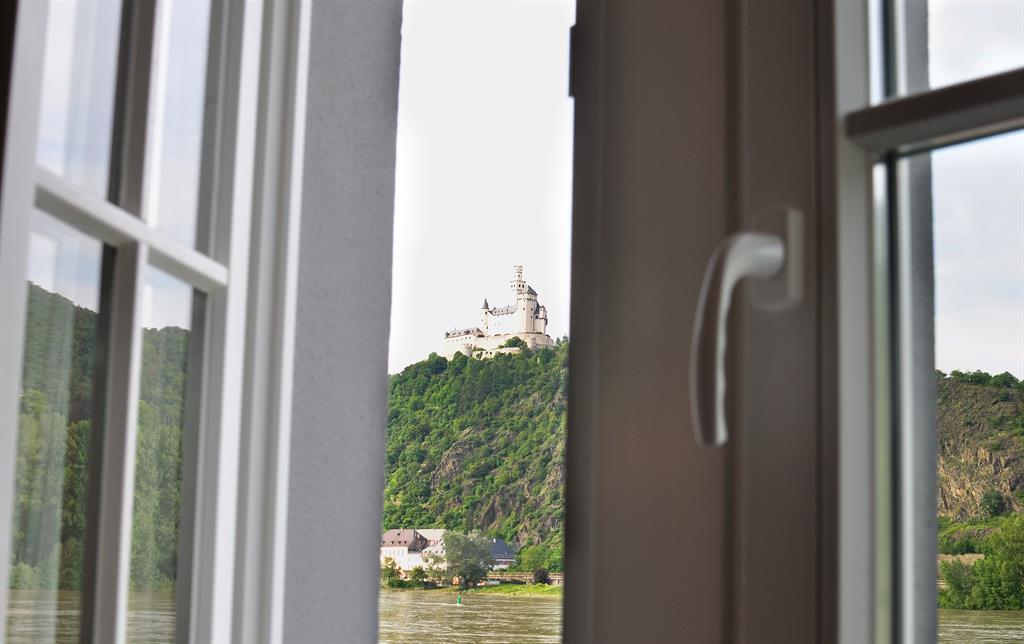 Foto: Blick auf die Marksburg