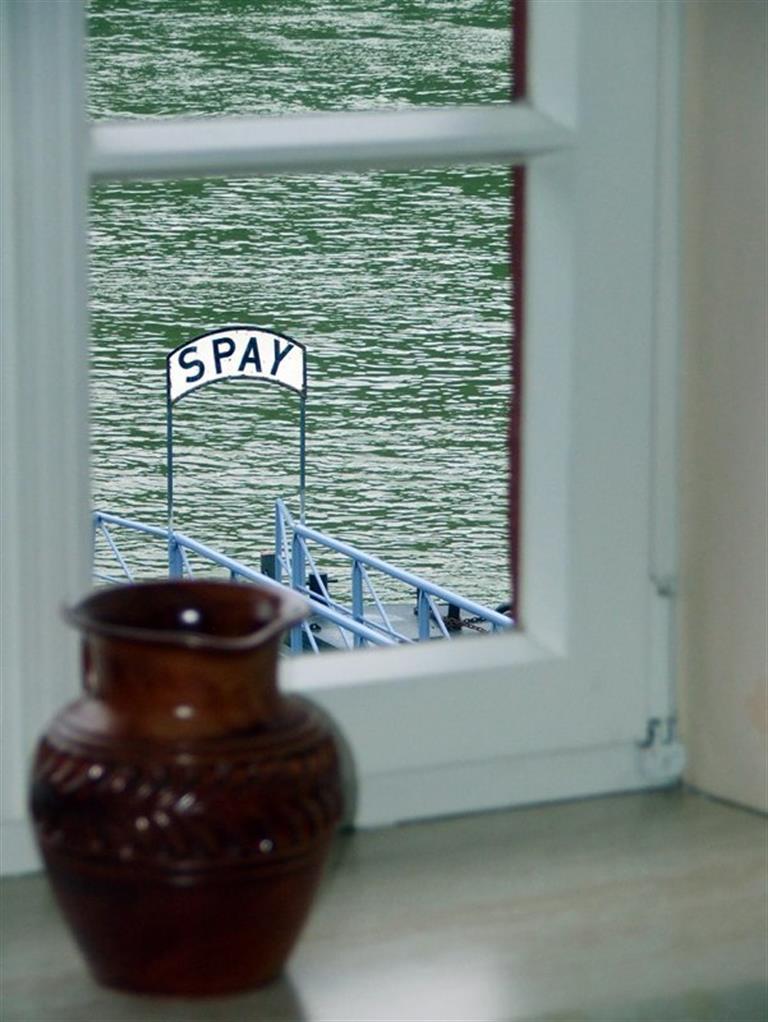 Foto: Blick aus der Wohnung zum Rhein