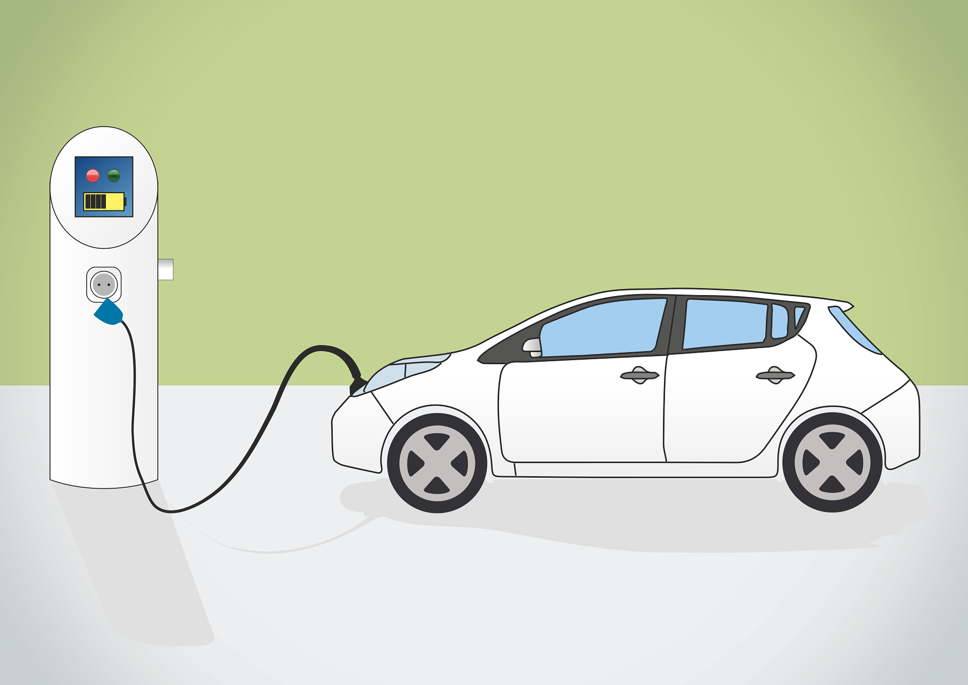 Foto: Ladestation für Elektroautos
